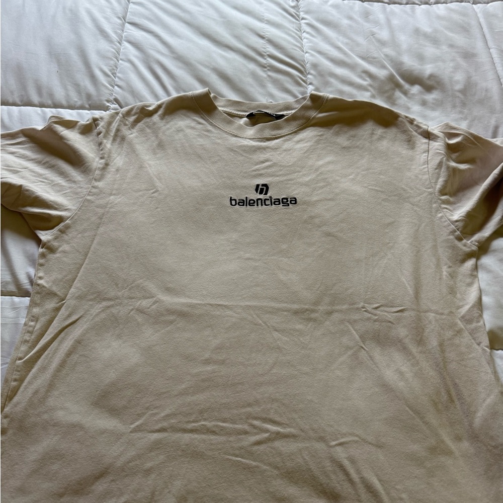 Balenciaga Soft Beige Tee